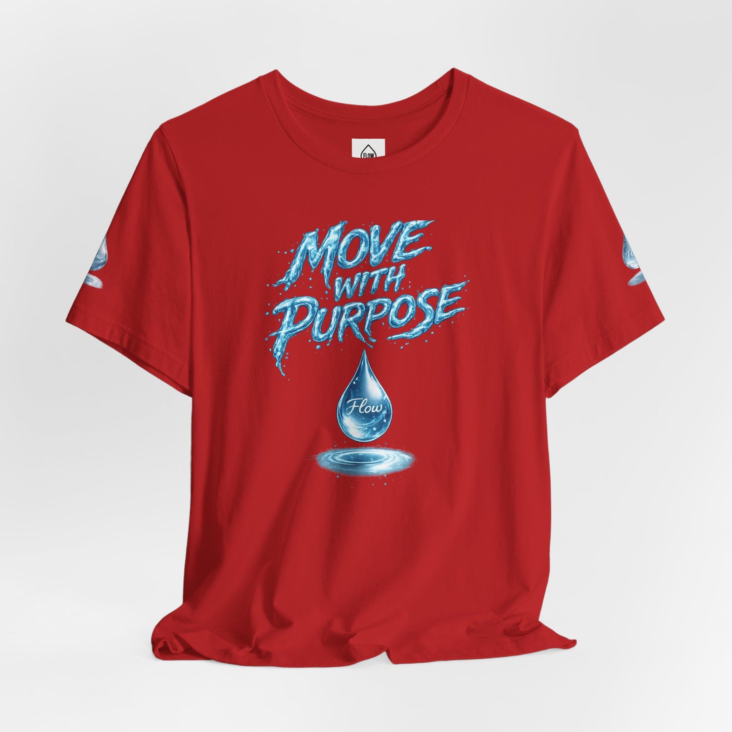 Move With Purpose Water Drop Tee | Flow Series 001