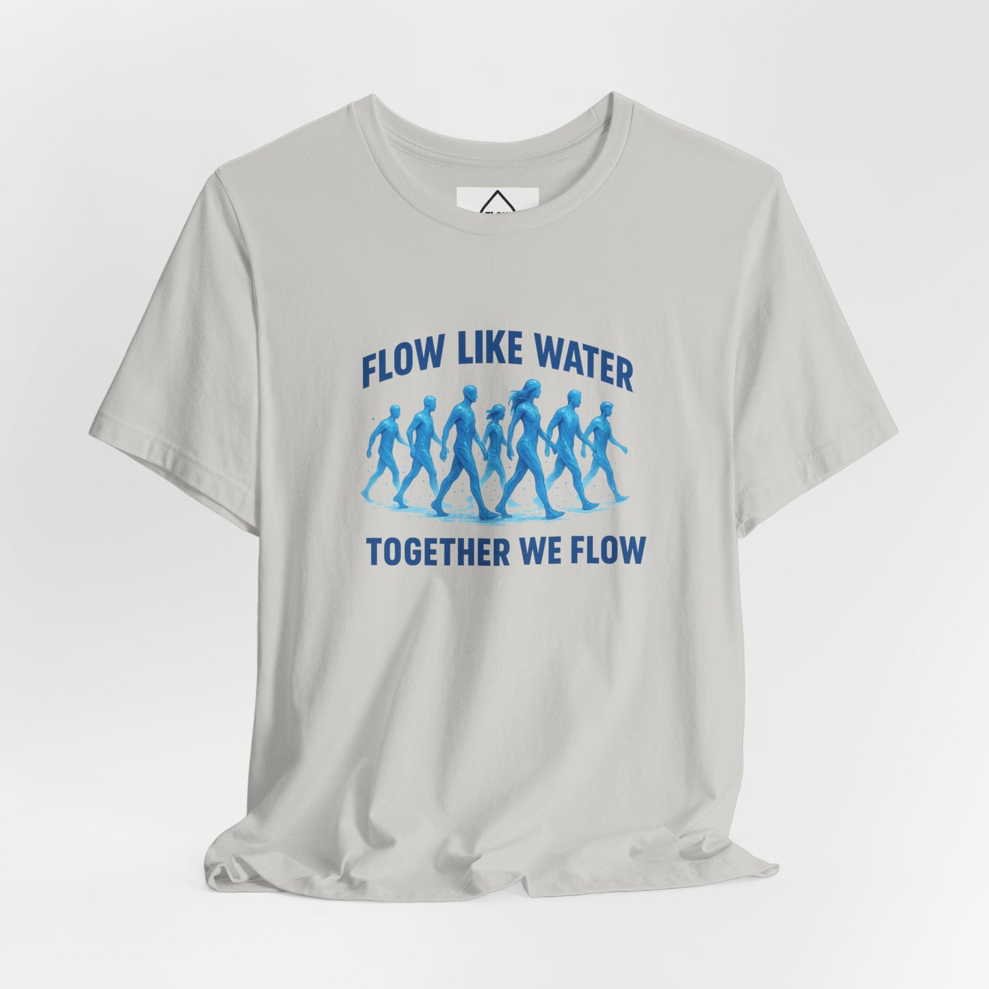Flow Like Water running silhouettes Tee | Flow Series 001 | Together We Flow