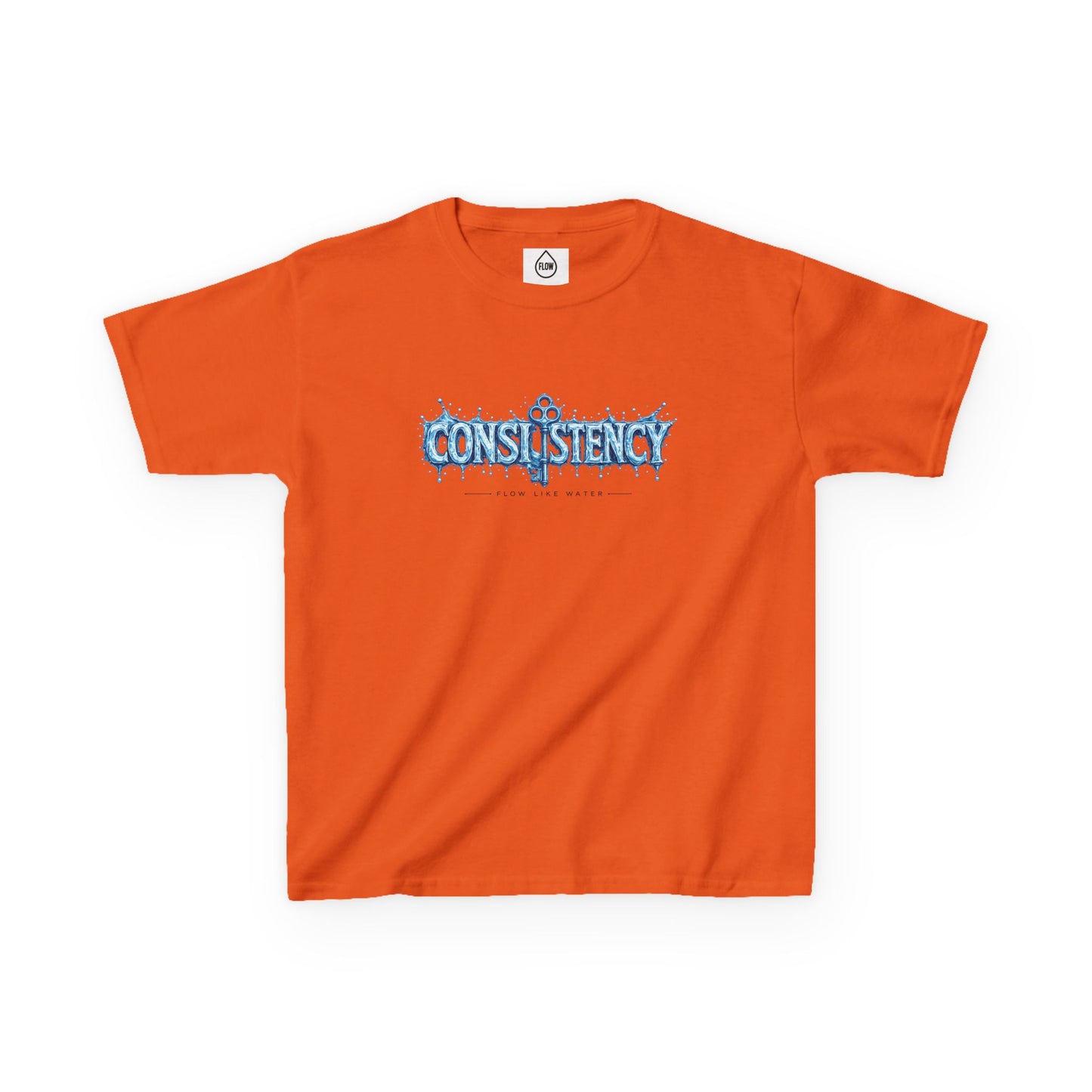 Kids Tee — "Consistency" Blue Ice Graphic Tee| Flow series 001|