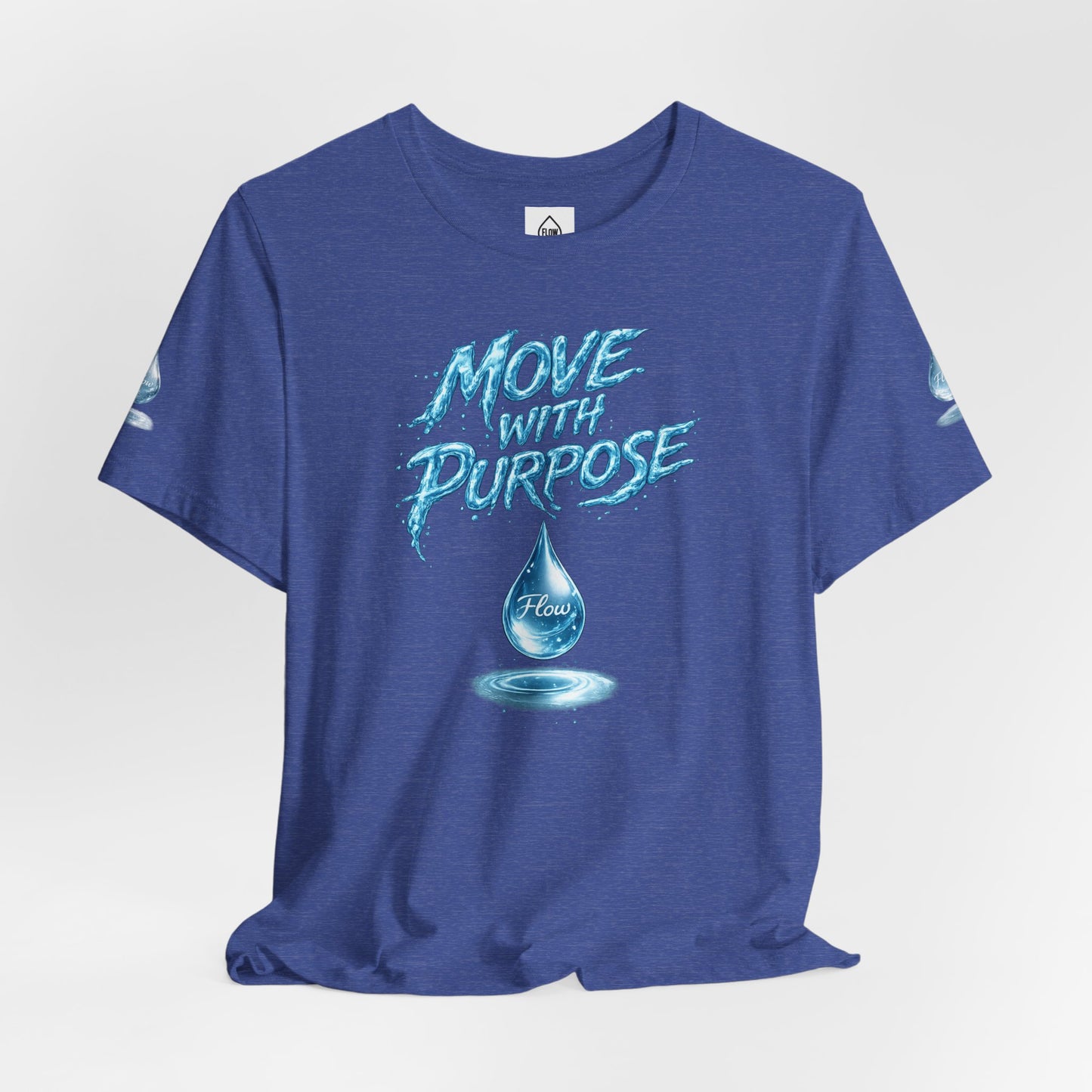 Move With Purpose Water Drop Tee | Flow Series 001