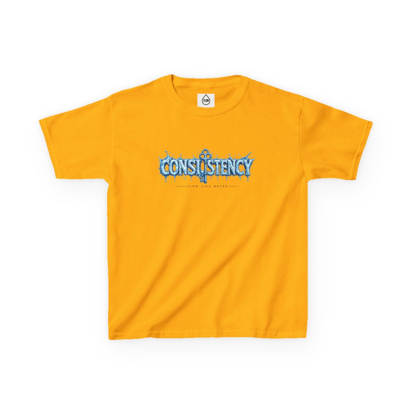 Kids Tee — "Consistency" Blue Ice Graphic Tee| Flow series 001|
