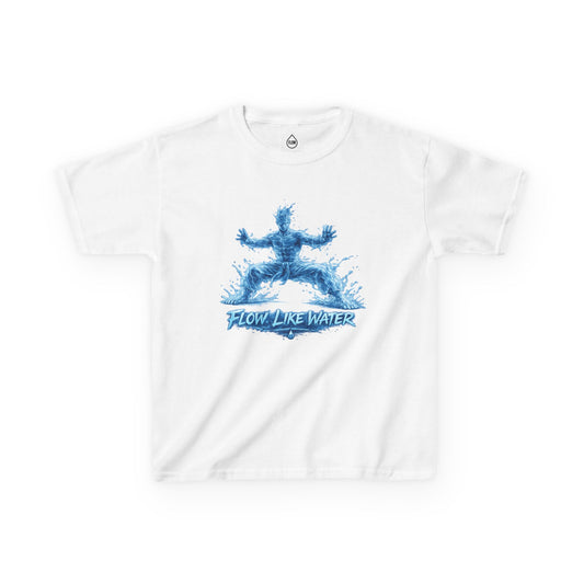 Kids  Tee 'Flow Like Water' Water-Tiger Stance Tee | Flow Series 001