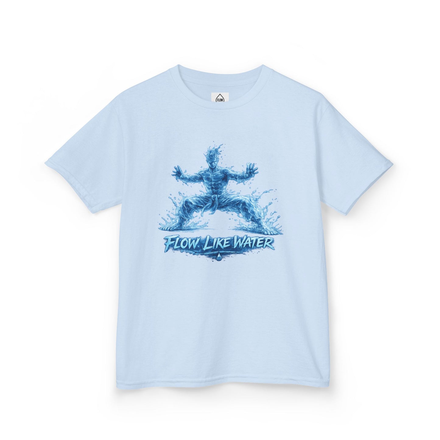 Kids  Tee 'Flow Like Water' Water-Tiger Stance Tee | Flow Series 001