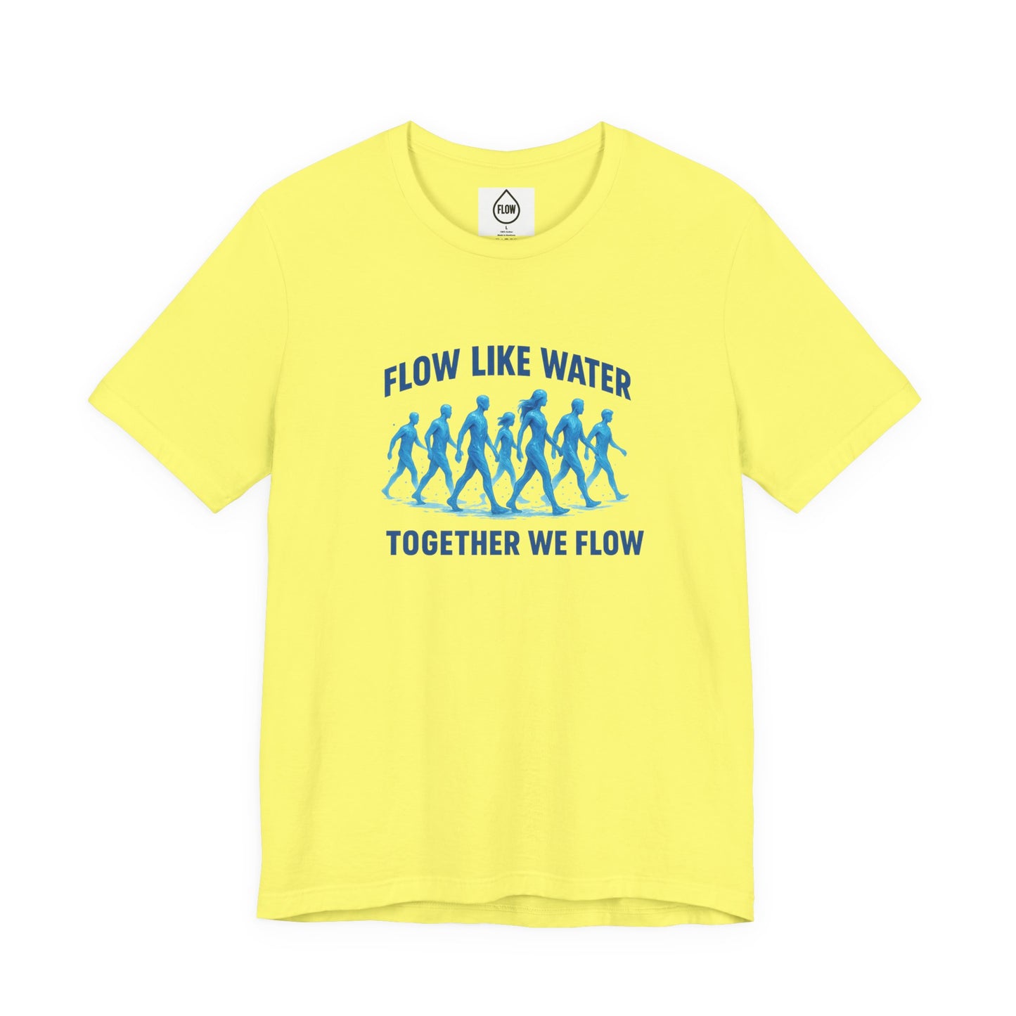 Flow Like Water running silhouettes Tee | Flow Series 001 | Together We Flow