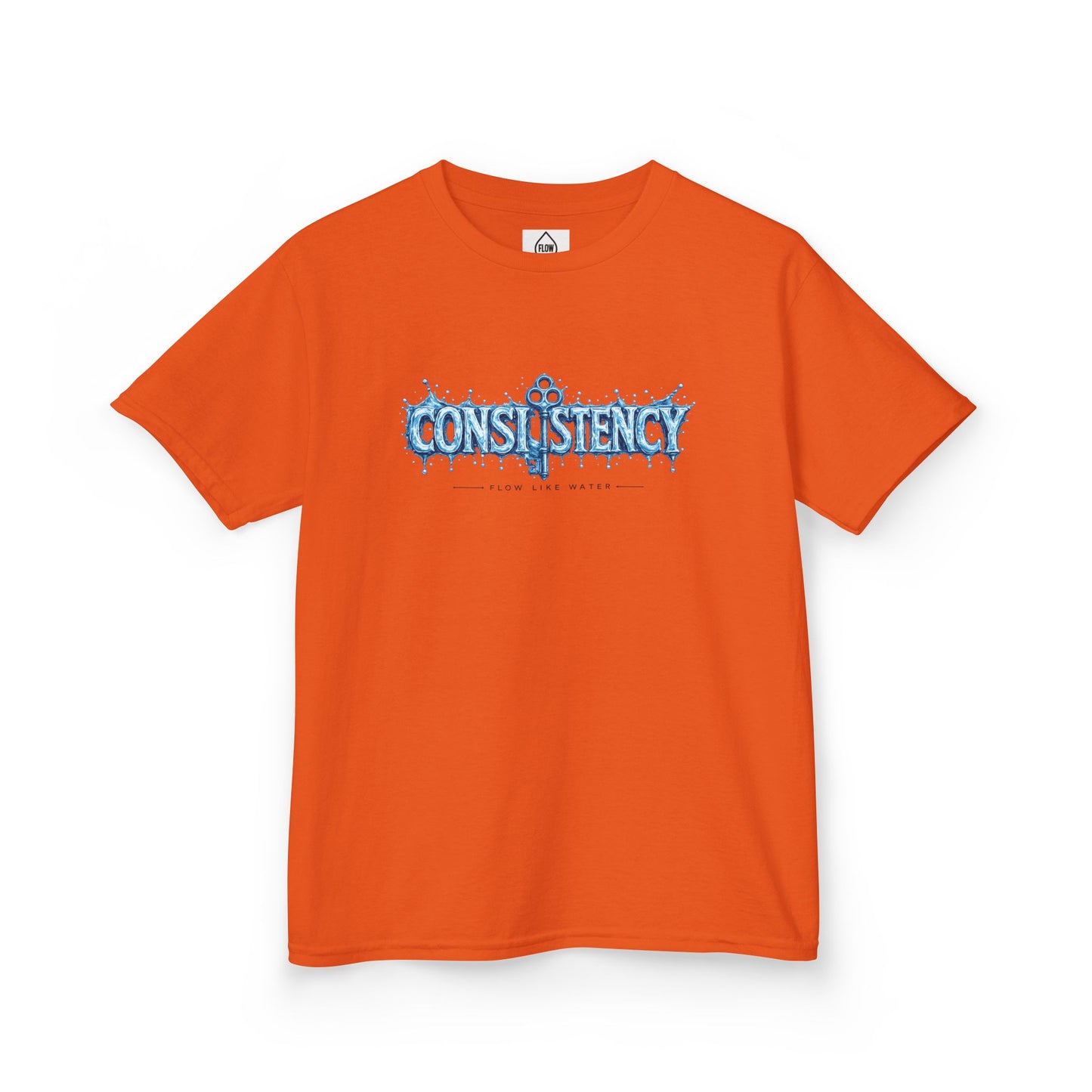 Kids Tee — "Consistency" Blue Ice Graphic Tee| Flow series 001|