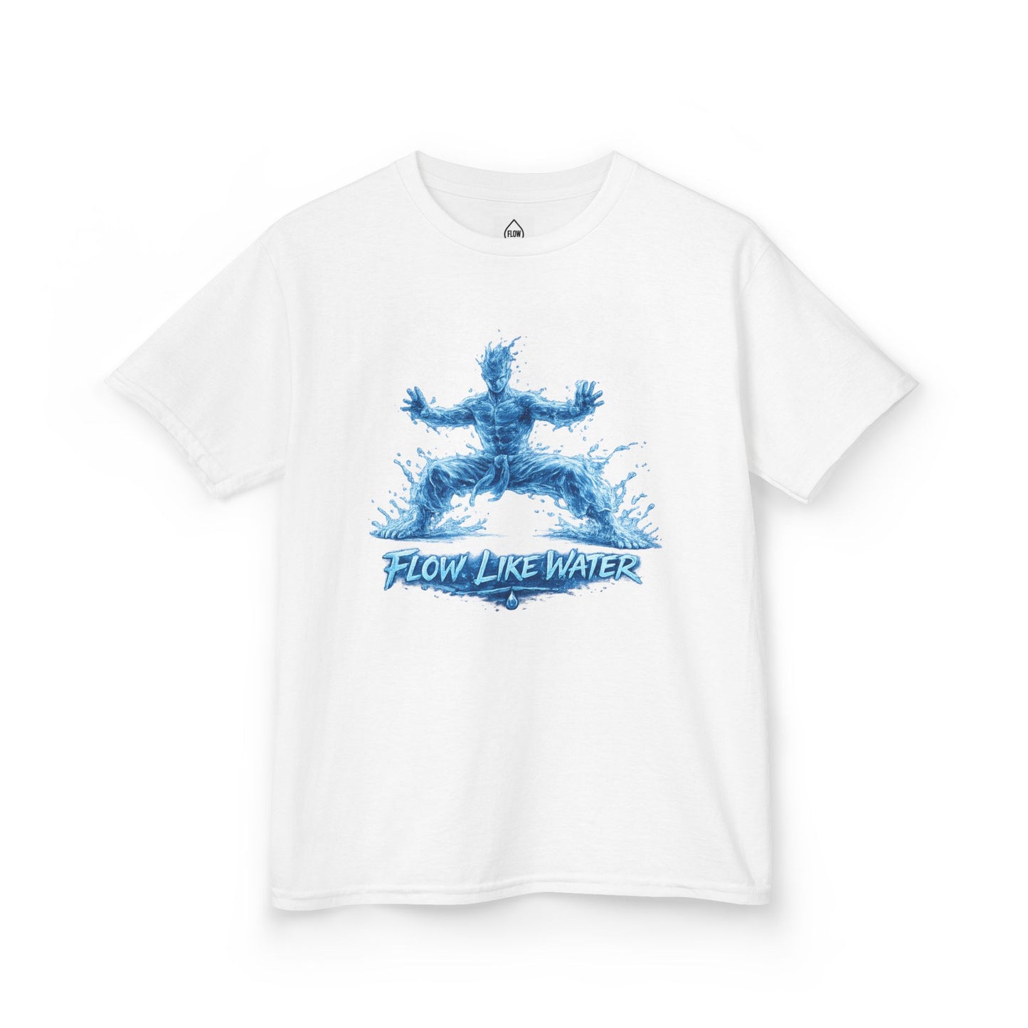 Kids  Tee 'Flow Like Water' Water-Tiger Stance Tee | Flow Series 001