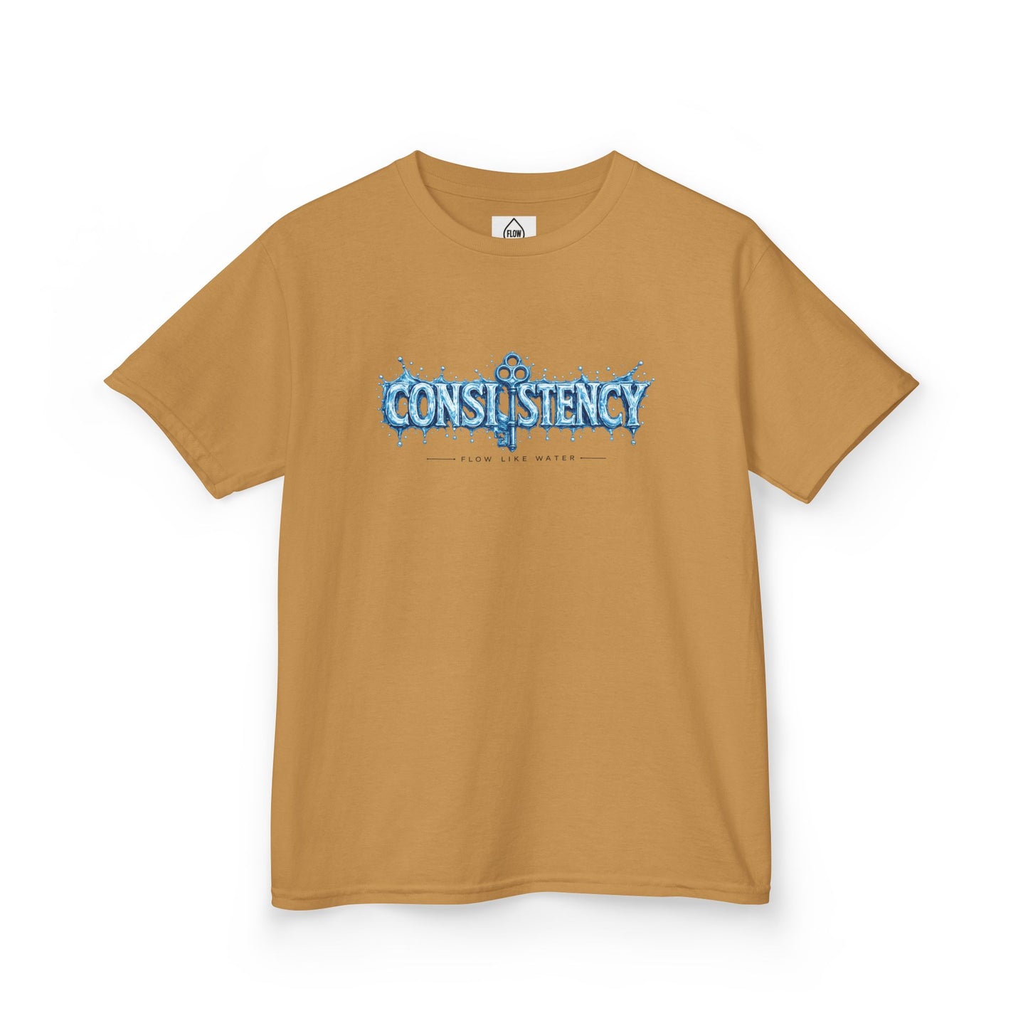 Kids Tee — "Consistency" Blue Ice Graphic Tee| Flow series 001|