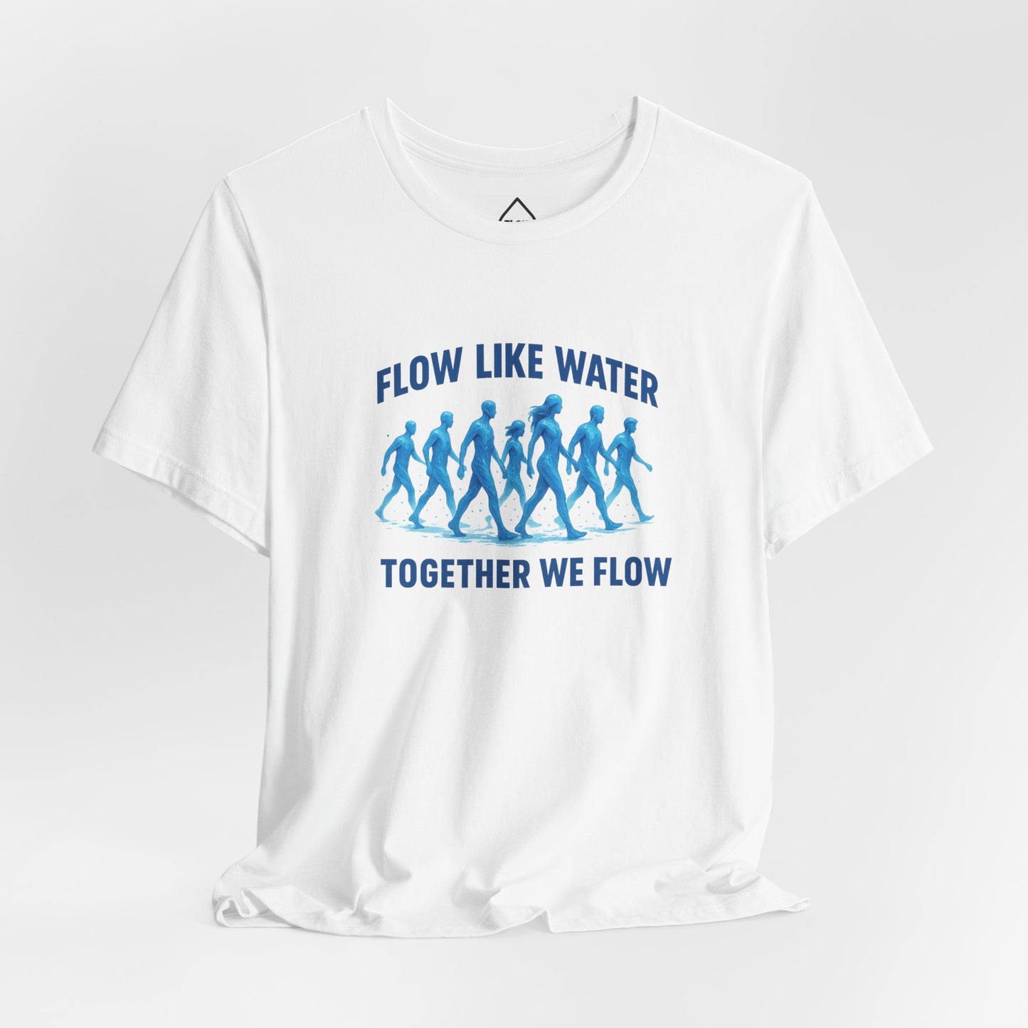 Flow Like Water running silhouettes Tee | Flow Series 001 | Together We Flow