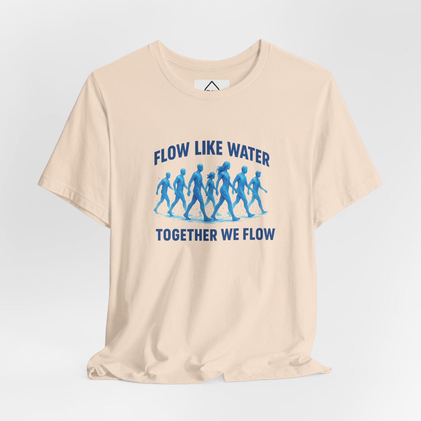 Flow Like Water running silhouettes Tee | Flow Series 001 | Together We Flow