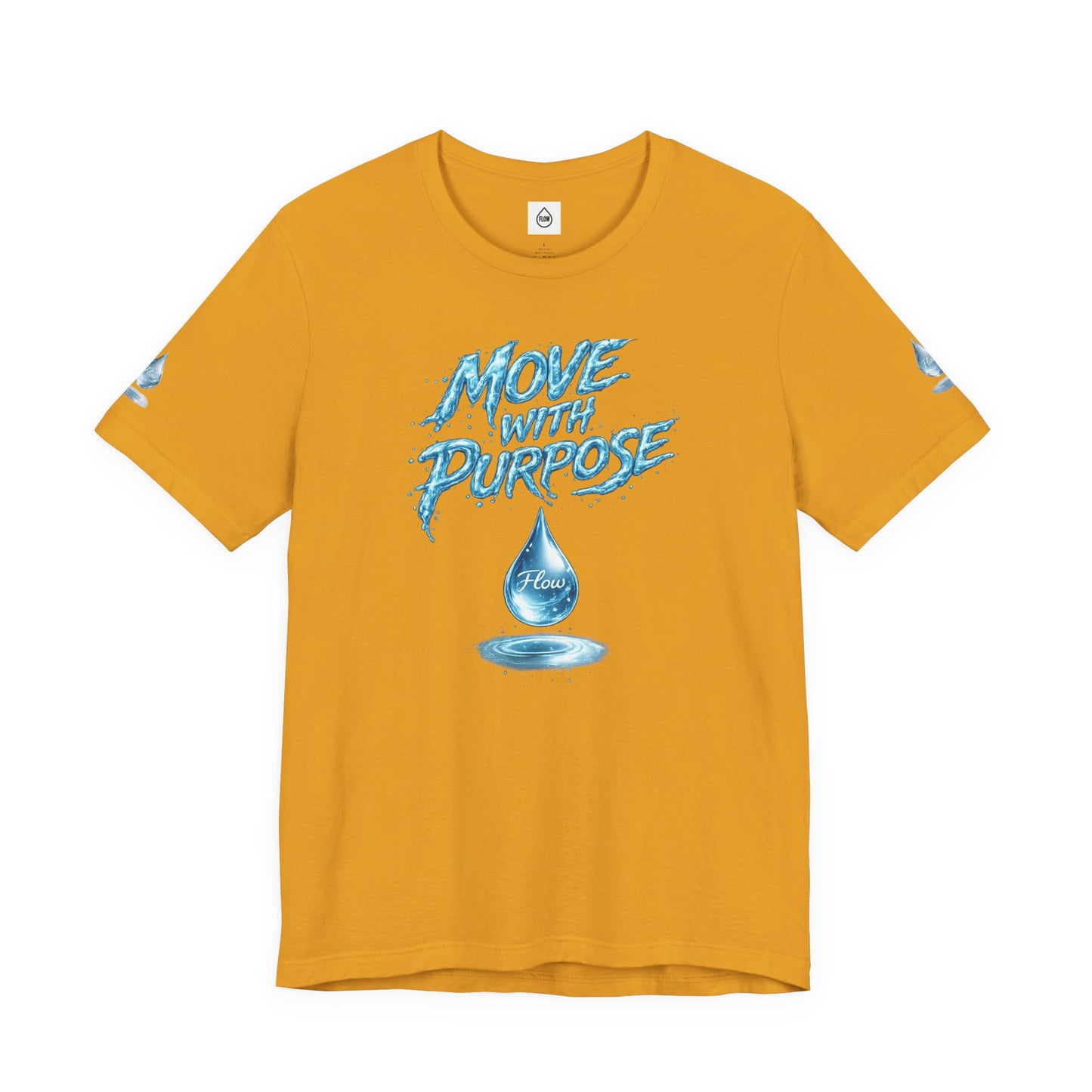 Move With Purpose Water Drop Tee | Flow Series 001