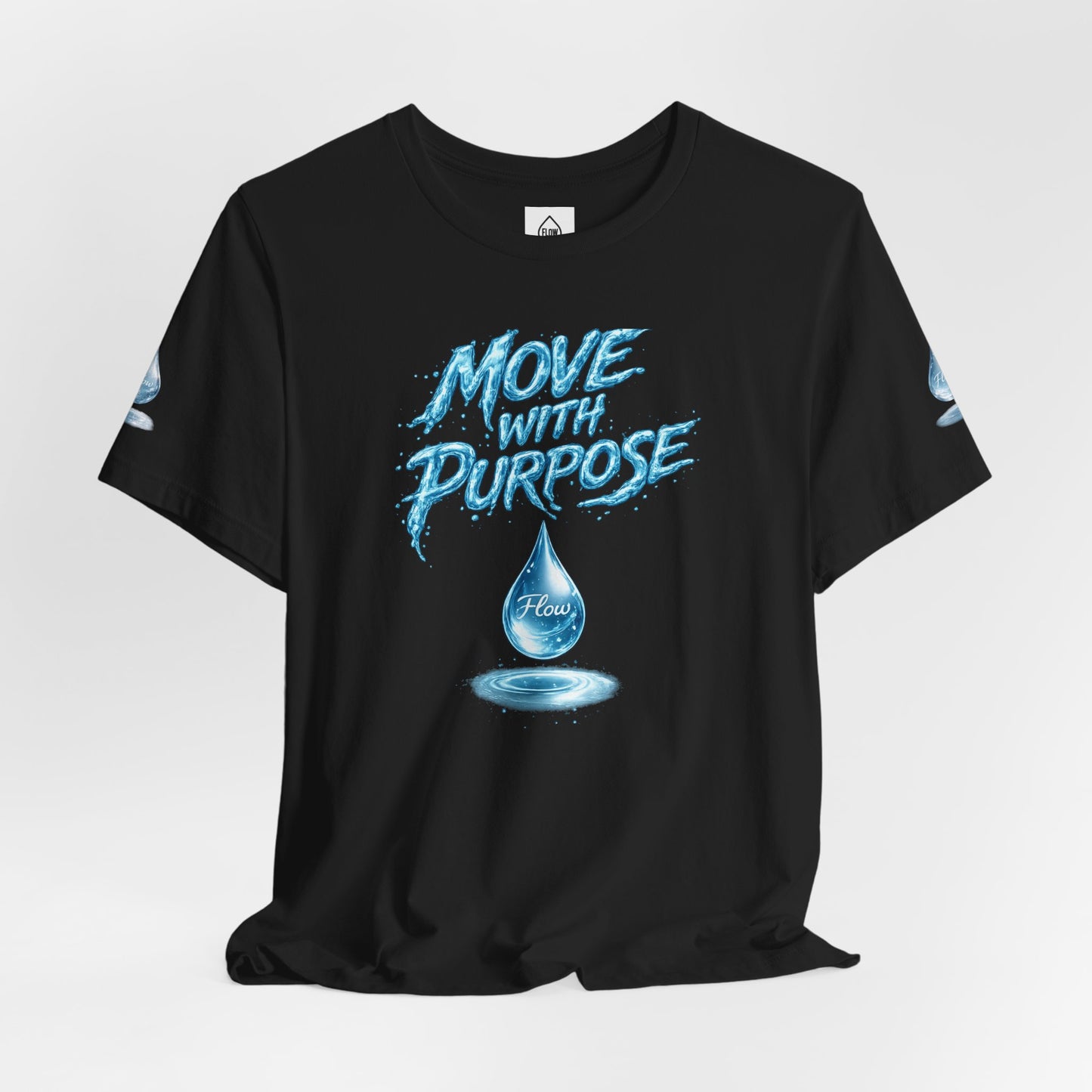 Move With Purpose Water Drop Tee | Flow Series 001