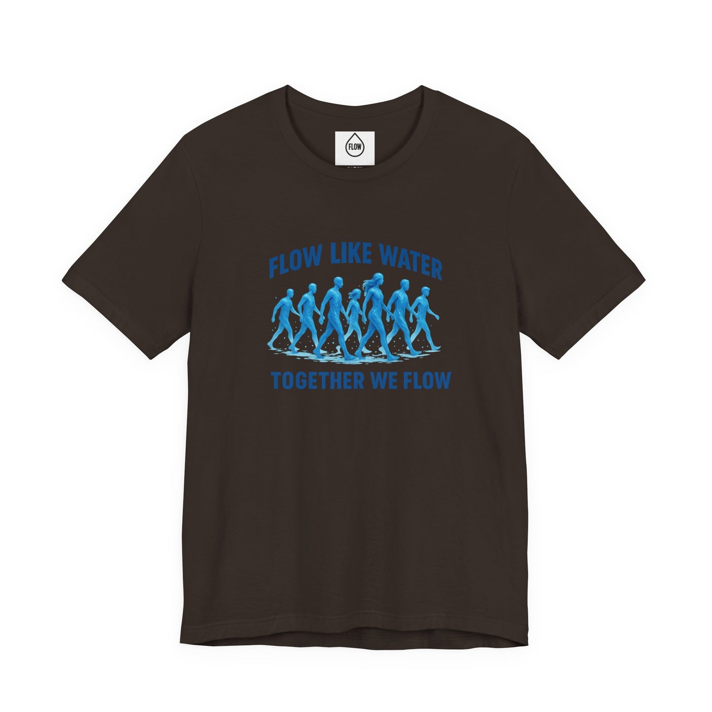 Flow Like Water running silhouettes Tee | Flow Series 001 | Together We Flow