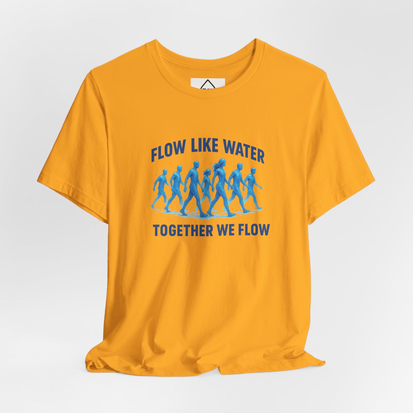 Flow Like Water running silhouettes Tee | Flow Series 001 | Together We Flow