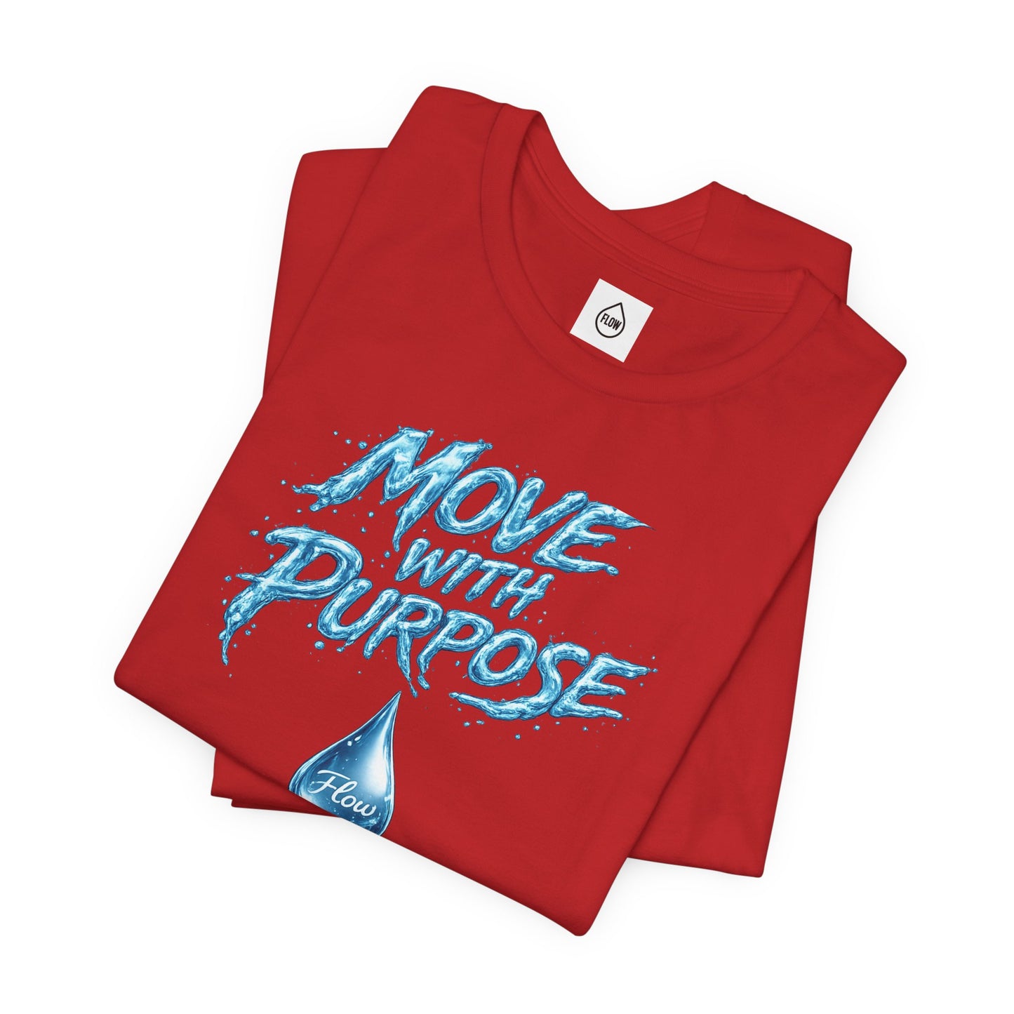 Move With Purpose Water Drop Tee | Flow Series 001