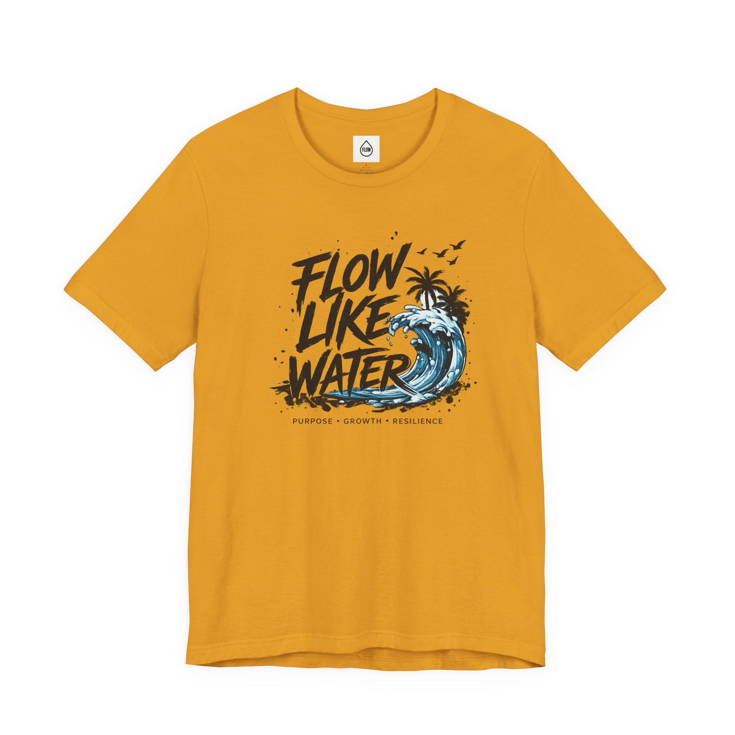 Surf Wave Palm ("Flow Like Water") Flow series 001