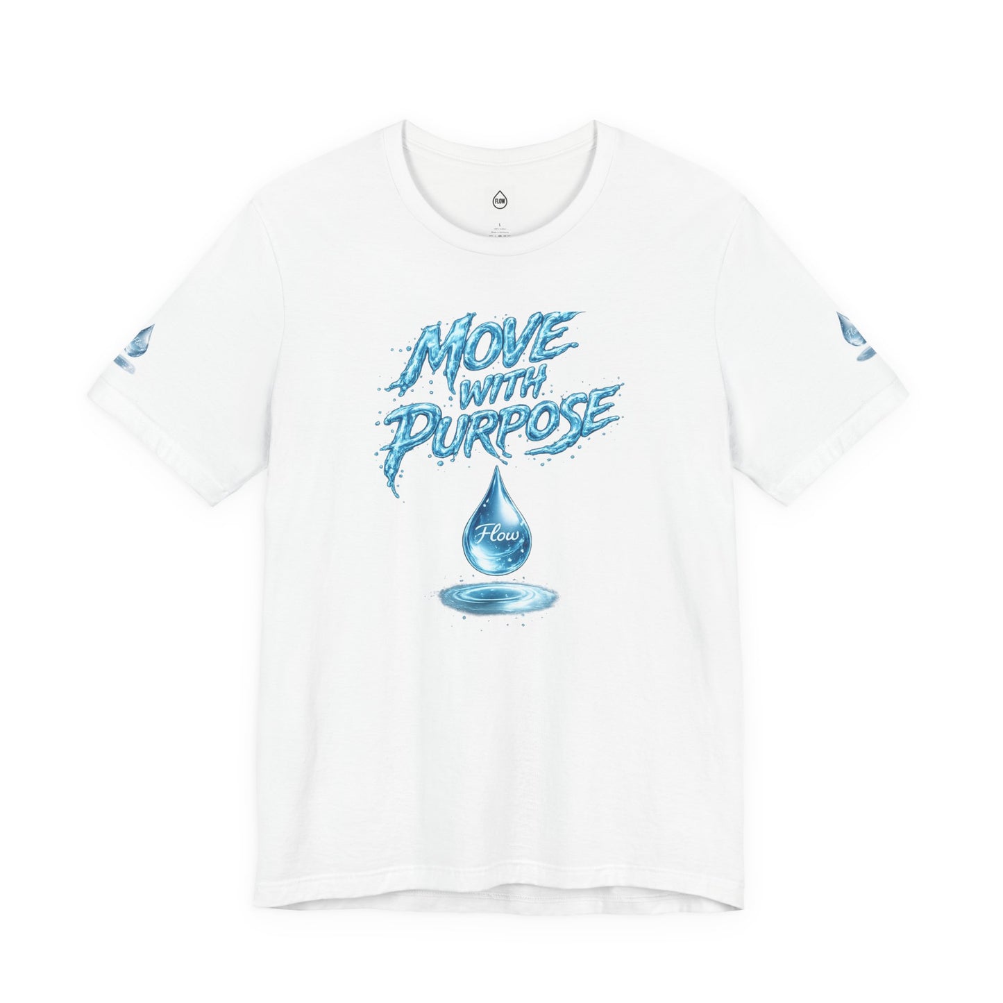 Move With Purpose Water Drop Tee | Flow Series 001