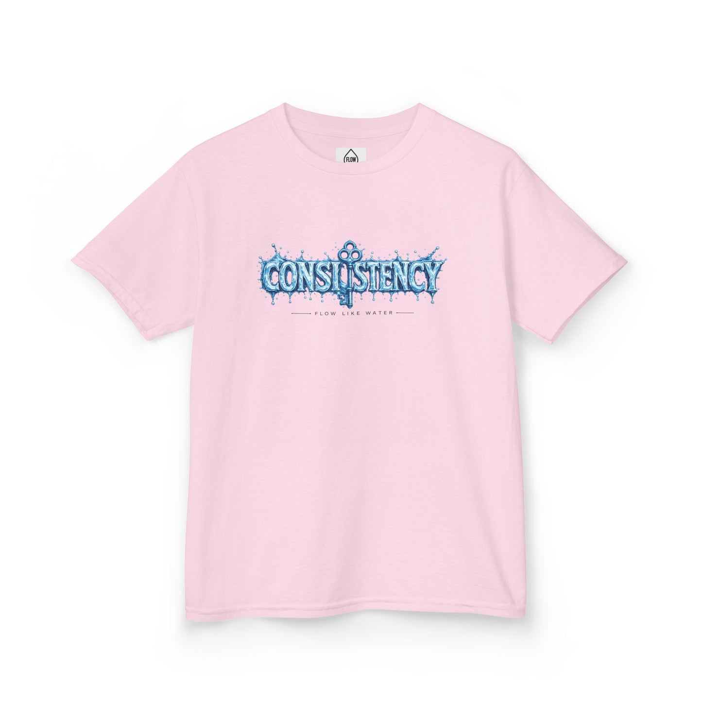 Kids Tee — "Consistency" Blue Ice Graphic Tee| Flow series 001|