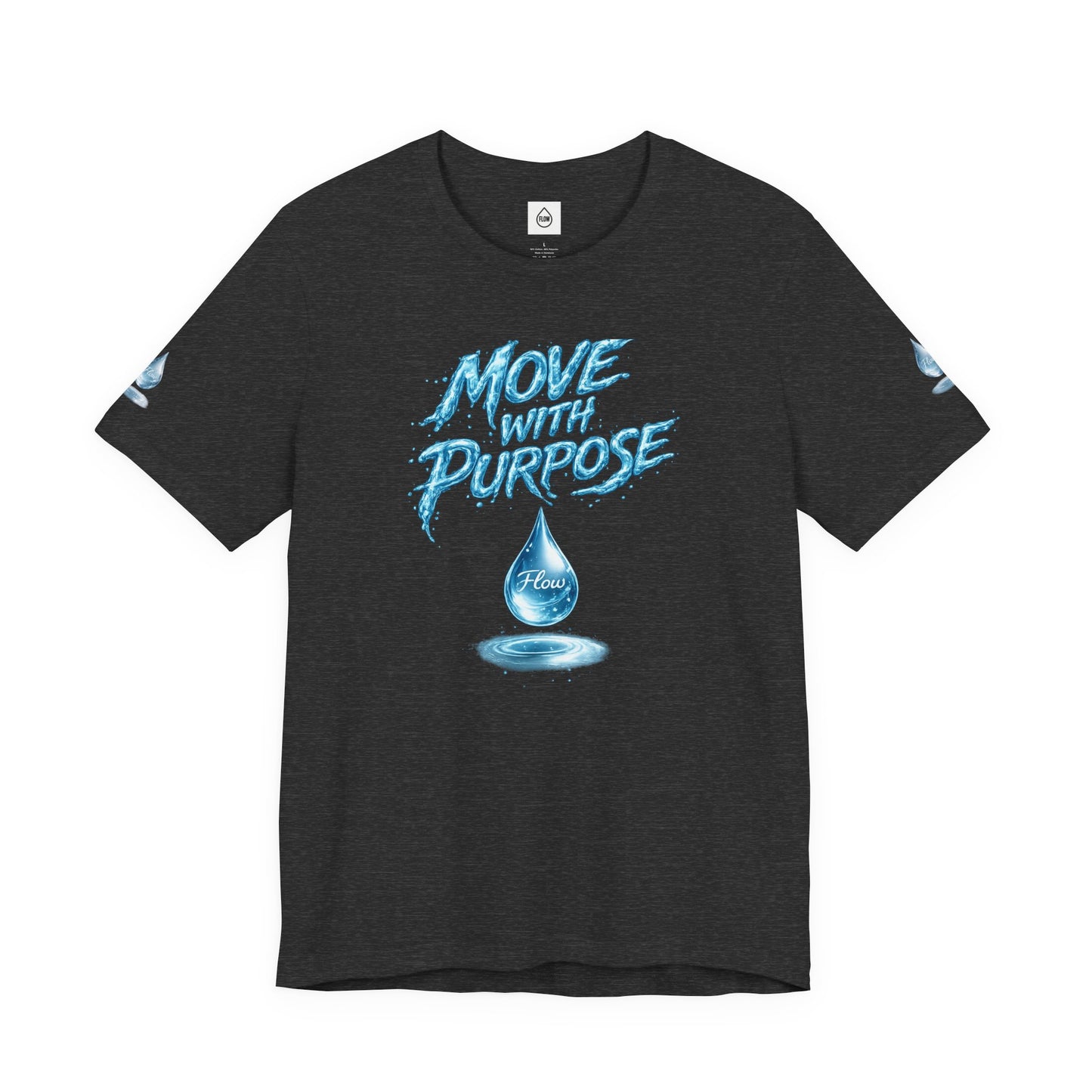 Move With Purpose Water Drop Tee | Flow Series 001