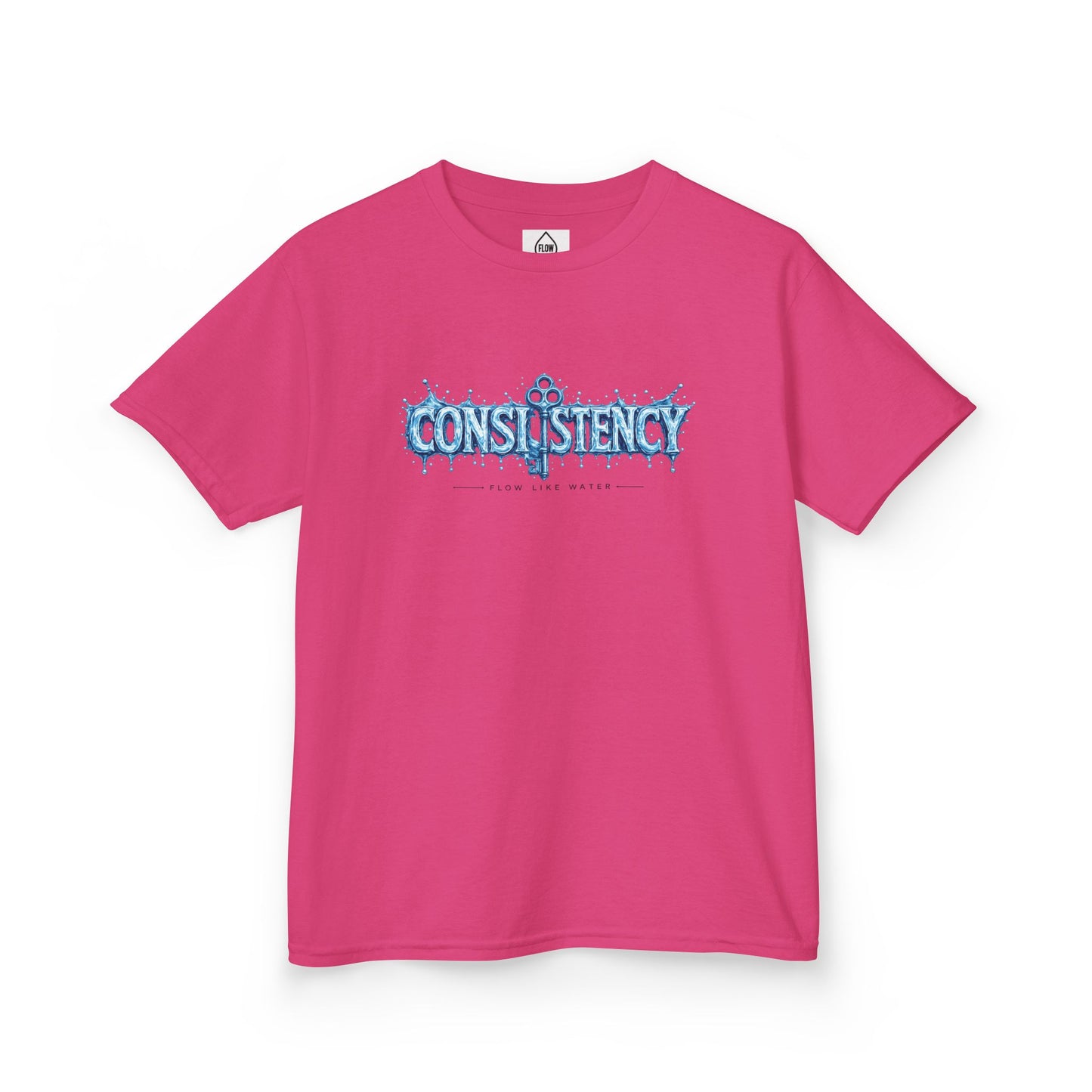 Kids Tee — "Consistency" Blue Ice Graphic Tee| Flow series 001|