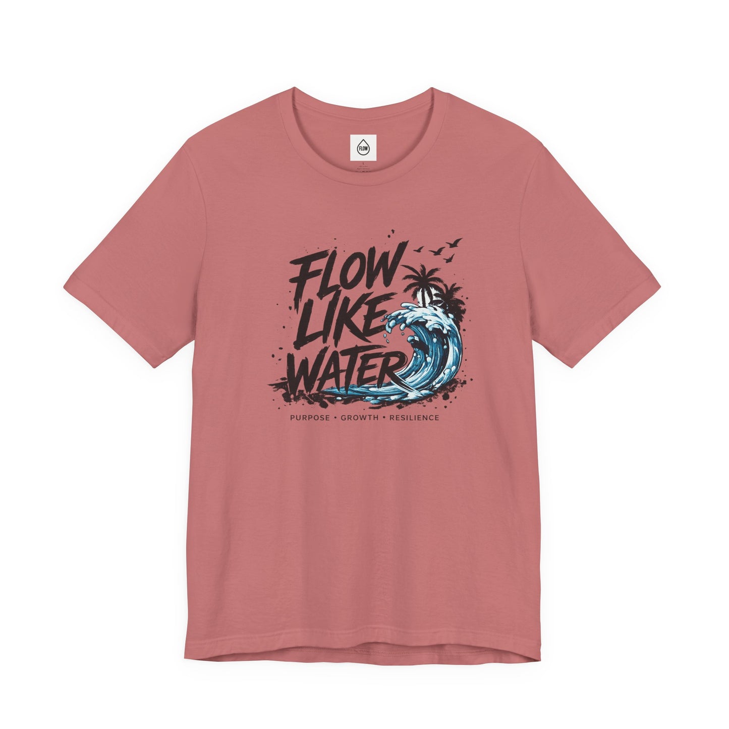 Surf Wave Palm ("Flow Like Water") Flow series 001