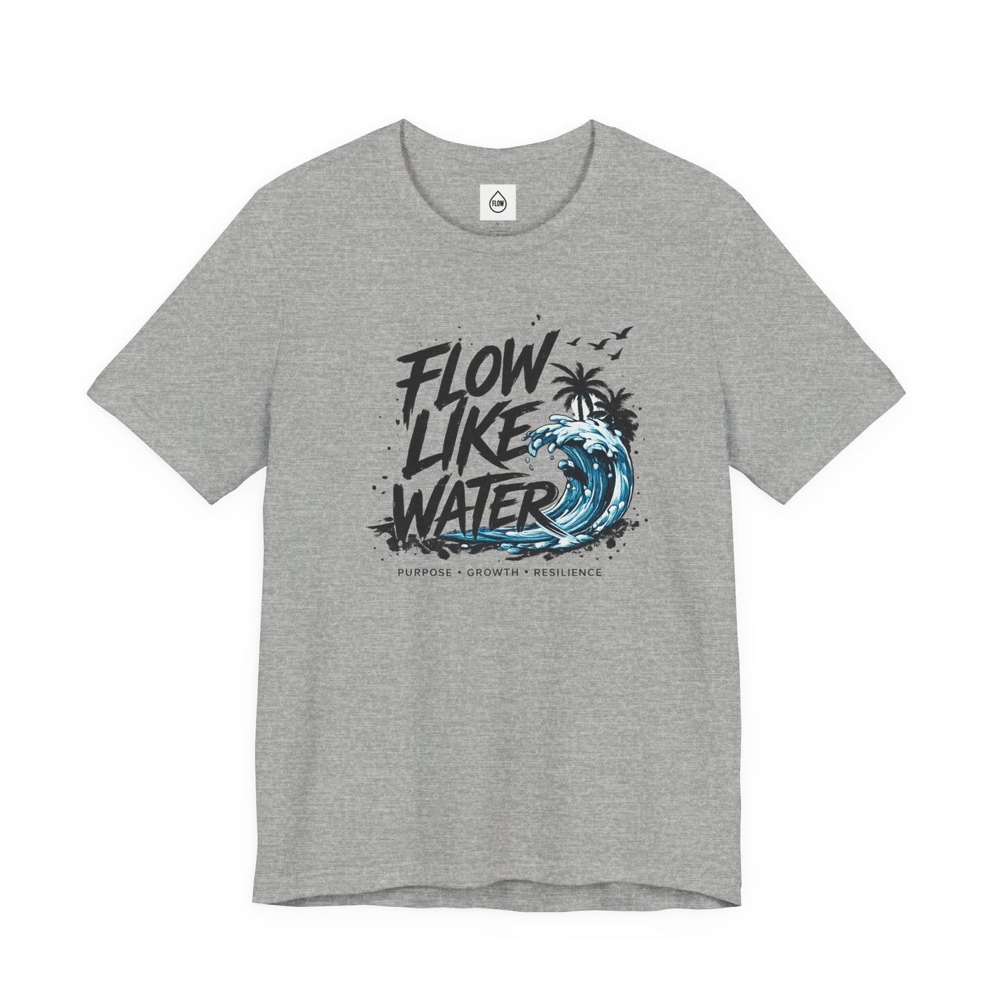 Surf Wave Palm ("Flow Like Water") Flow series 001
