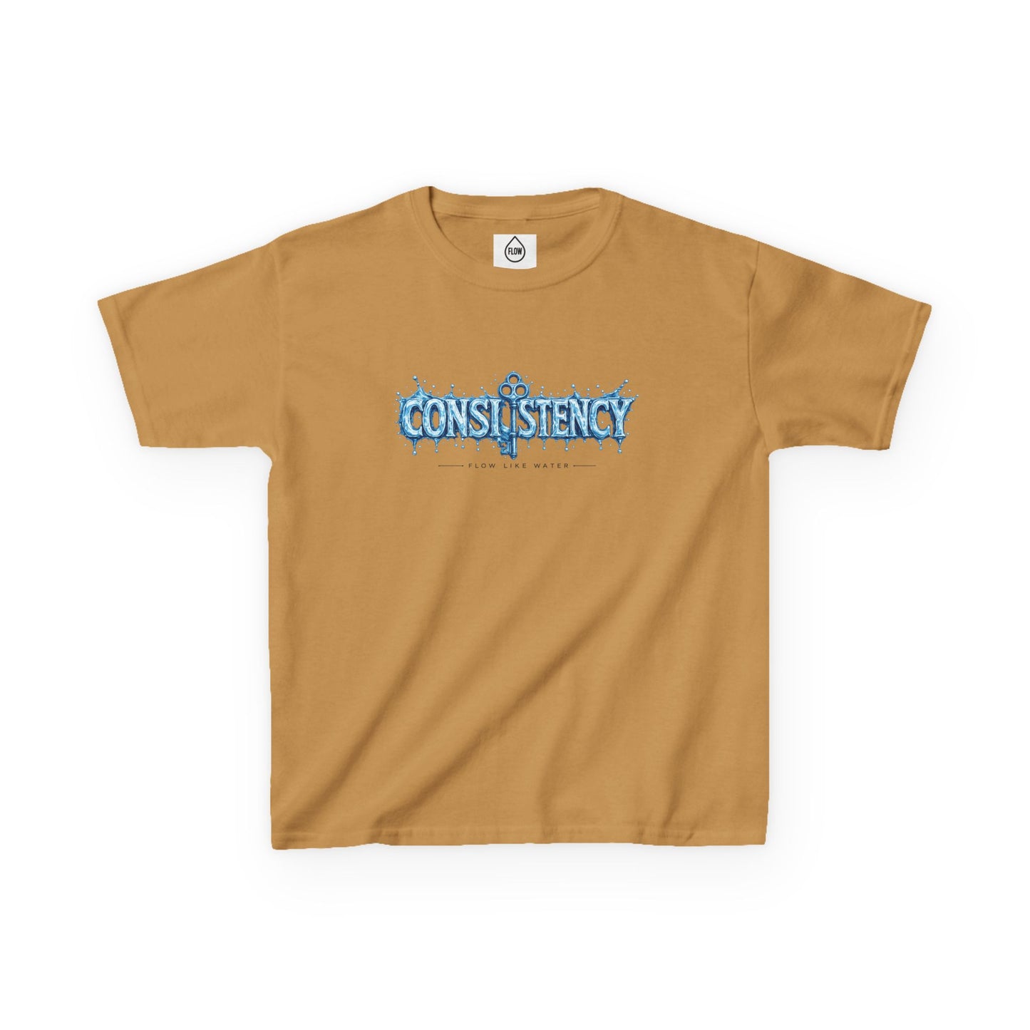 Kids Tee — "Consistency" Blue Ice Graphic Tee| Flow series 001|