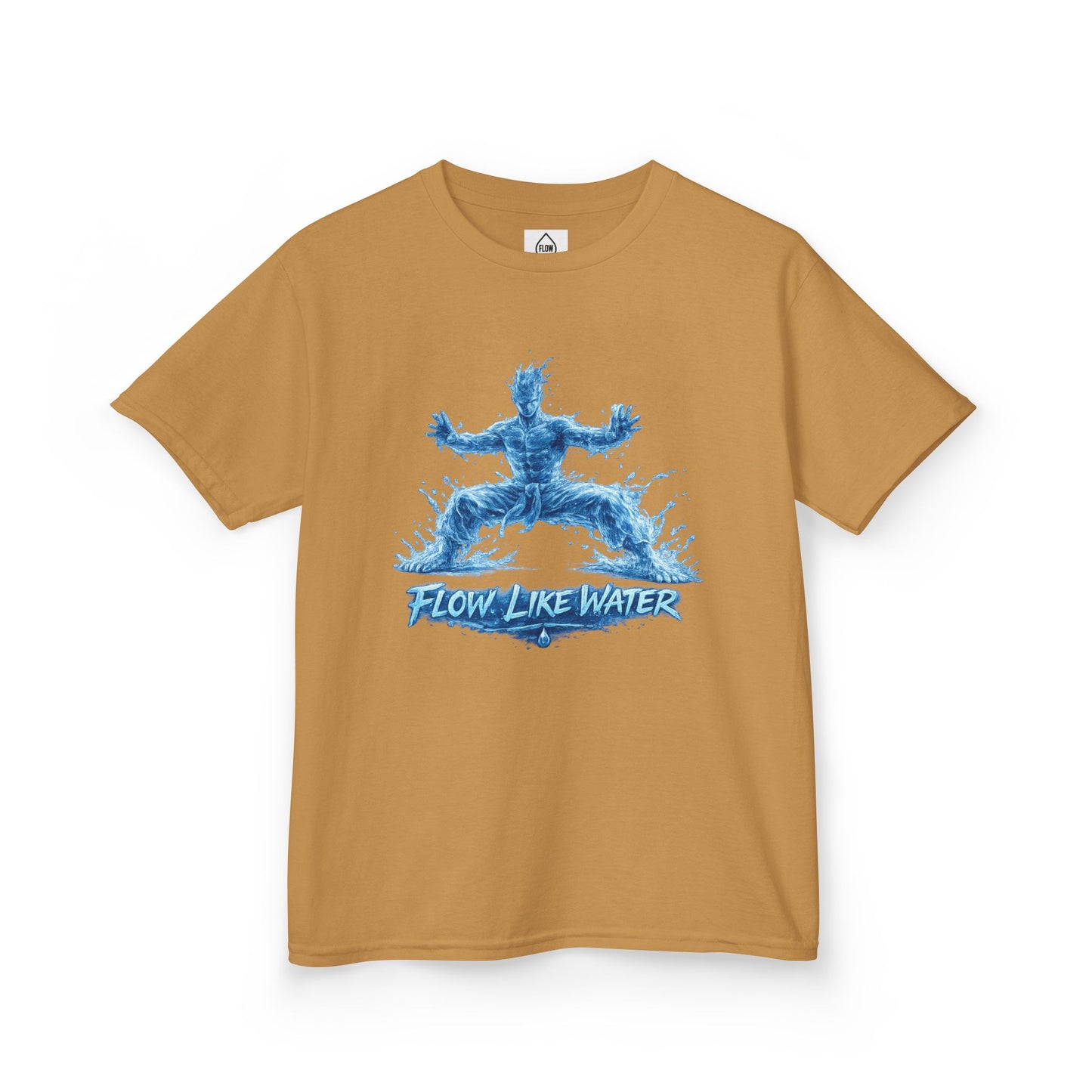 Kids  Tee 'Flow Like Water' Water-Tiger Stance Tee | Flow Series 001