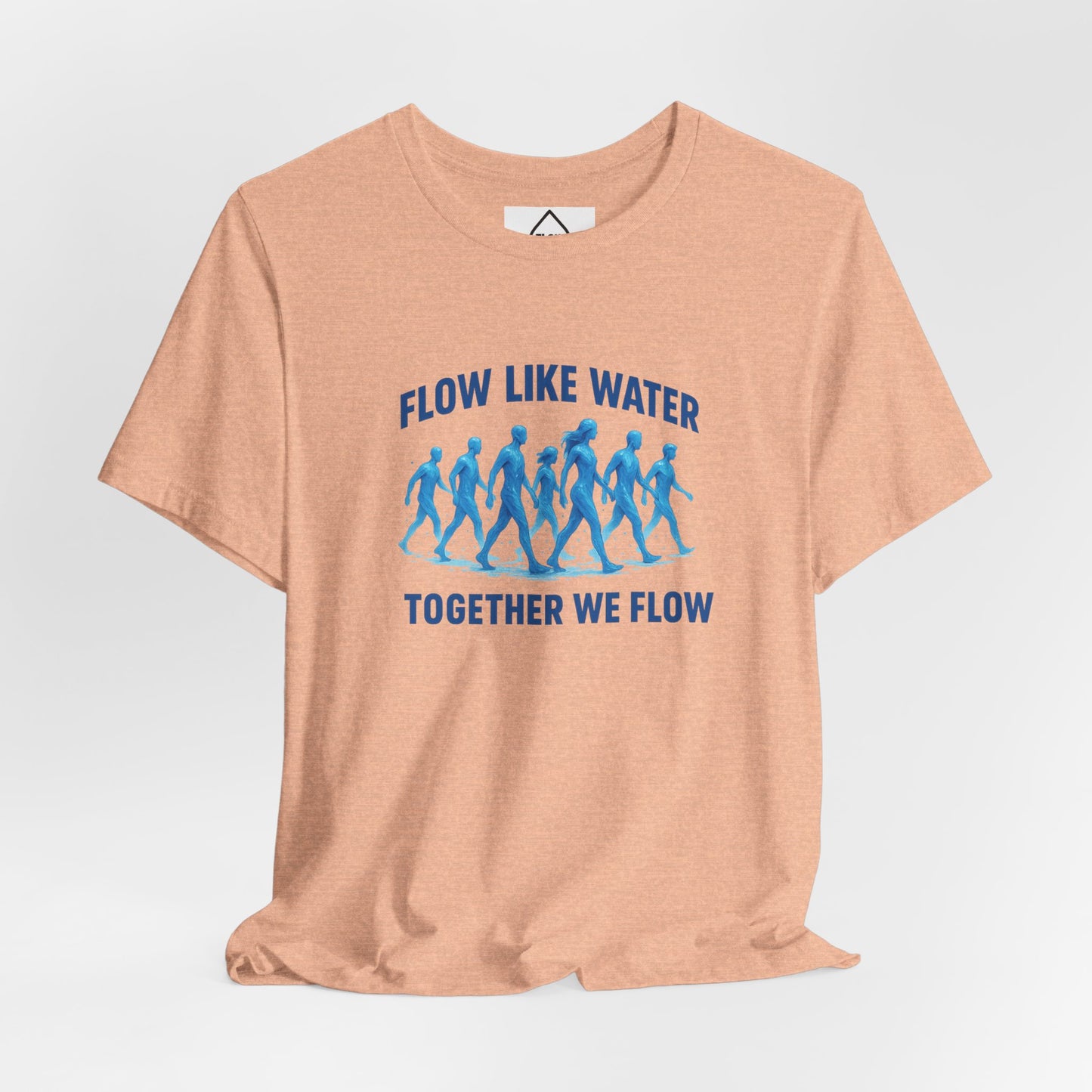 Flow Like Water running silhouettes Tee | Flow Series 001 | Together We Flow