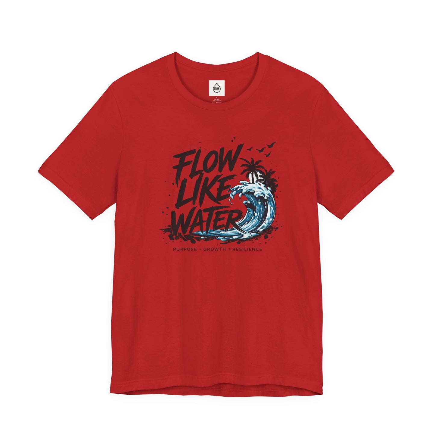 Surf Wave Palm ("Flow Like Water") Flow series 001