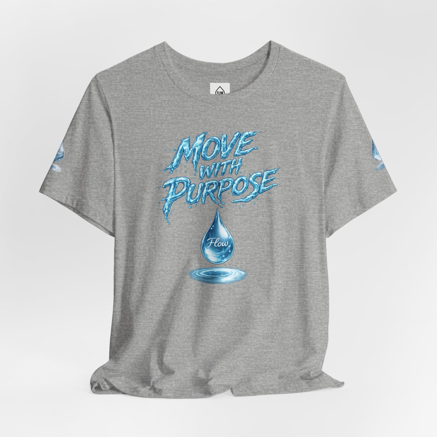 Move With Purpose Water Drop Tee | Flow Series 001