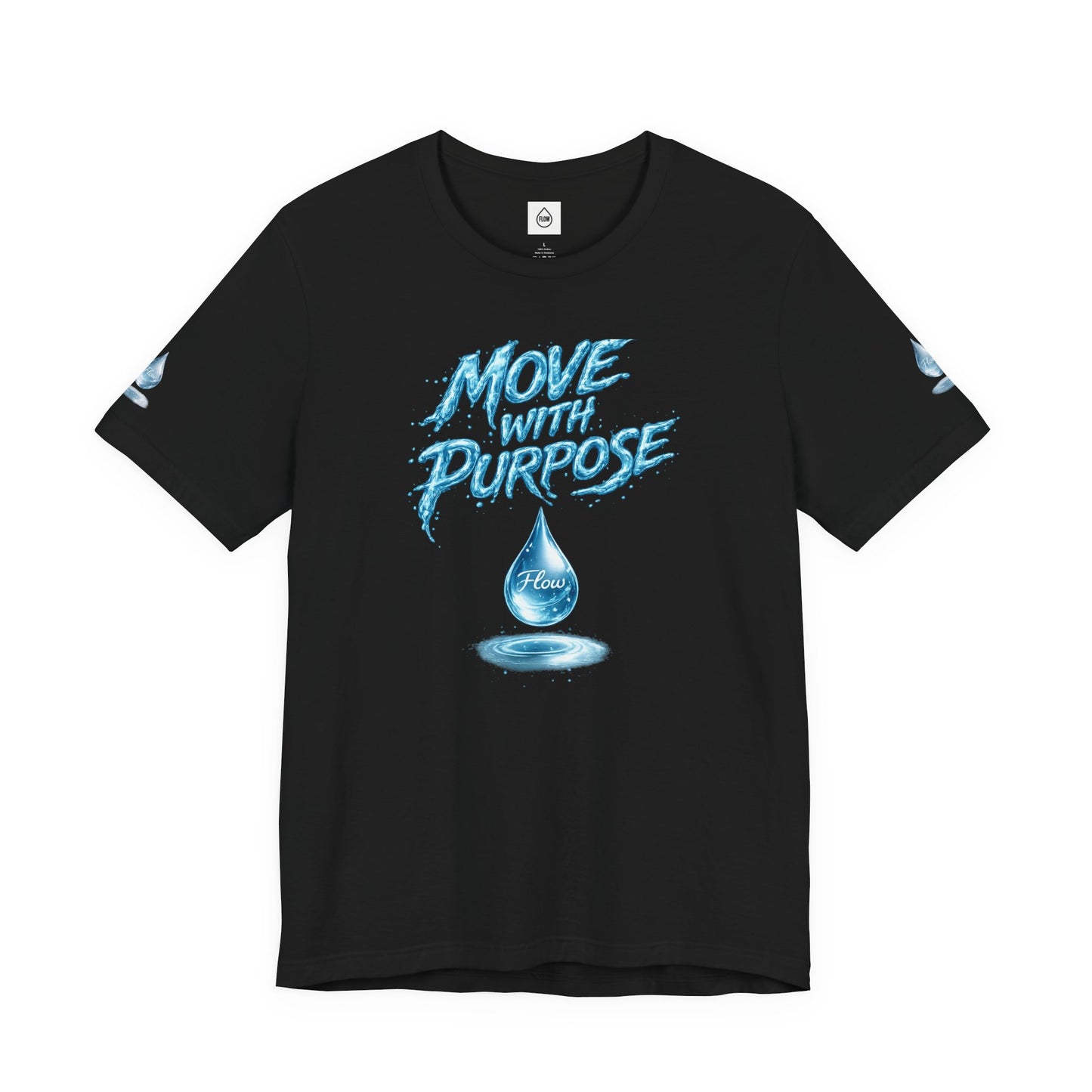 Move With Purpose Water Drop Tee | Flow Series 001