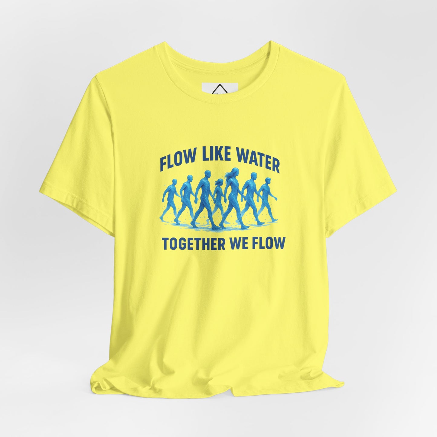 Flow Like Water running silhouettes Tee | Flow Series 001 | Together We Flow