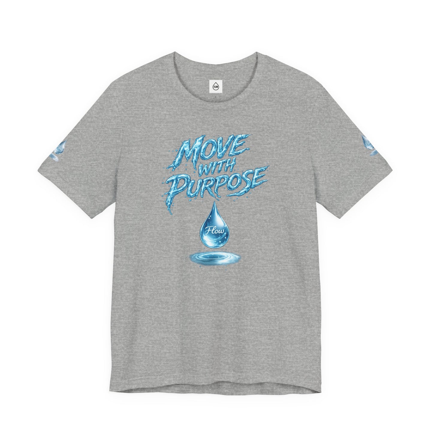 Move With Purpose Water Drop Tee | Flow Series 001
