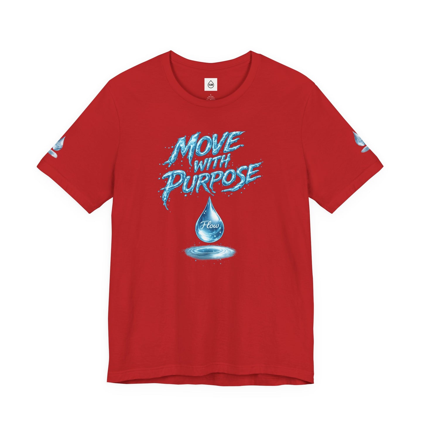 Move With Purpose Water Drop Tee | Flow Series 001